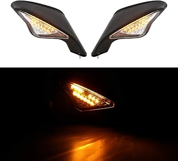 Amazon | HUILI-JPHOME 左右セット LED付き ミラー ドゥカティ 848