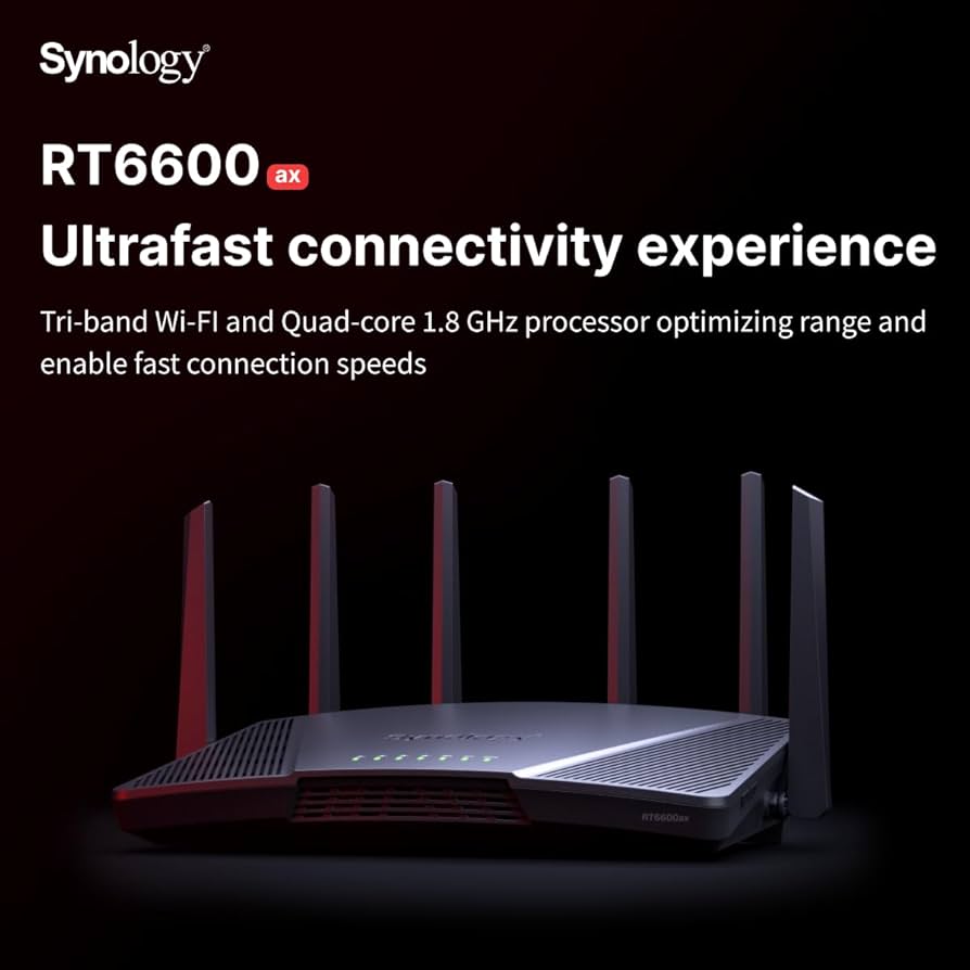 Amazon.com: Synology RT6600ax - Tri-Band 4x4 160MHz Wi-Fi router
