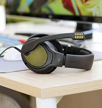 Amazon.co.jp: DROP + EPOS PC38X ゲーミングヘッドセット (イエロー