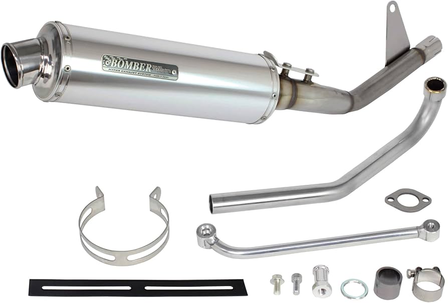 Amazon | スペシャルパーツ武川(TAKEGAWA) ボンバーマフラー アップ