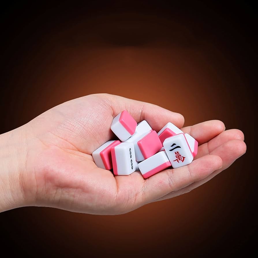 Amazon | ミニ麻雀セット ミニ144麻雀牌セット、 ポータブル麻雀セット