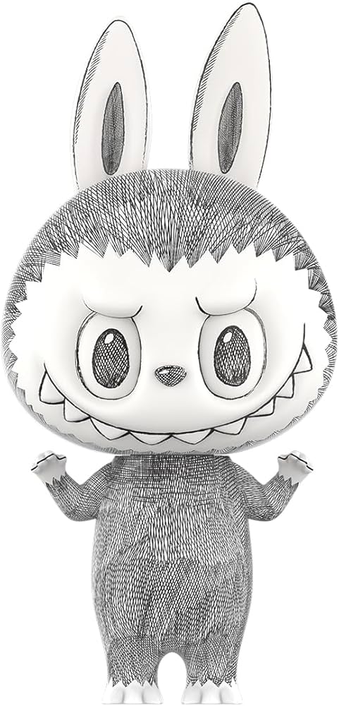 Amazon.co.jp: POP MART MEGA LABUBU 1000% Sketch : おもちゃ