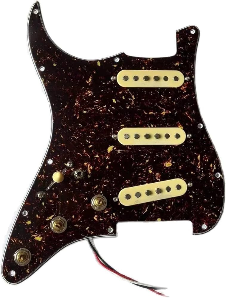 Amazon | alljita 左利き用 ST/ストラトスタイル SSS ロード済み配線