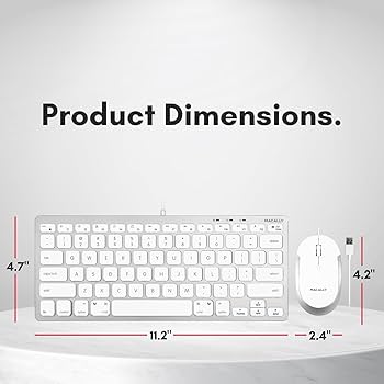 Amazon.com: Macally USB Wired Keyboard and Mouse Combo for Mac and