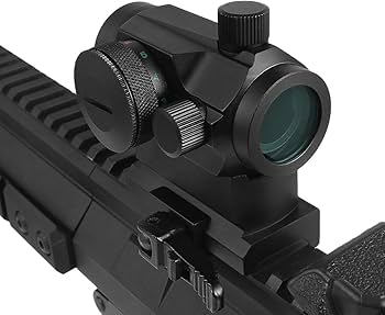 Amazon.co.jp: T-1タイプ ドットサイト QDハイマウント (レッド