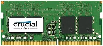 Crucial 16GB Single DDR4 2400 MT/s (PC4-19200) DR x8 SODIMM 260
