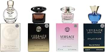 Amazon.com : Versace Gifts & Sets Womens Mini Set (Crystal Noir