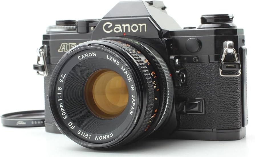 Amazon.com : Canon AE-1 35mm SLR Film Manual Focus Camera (Black