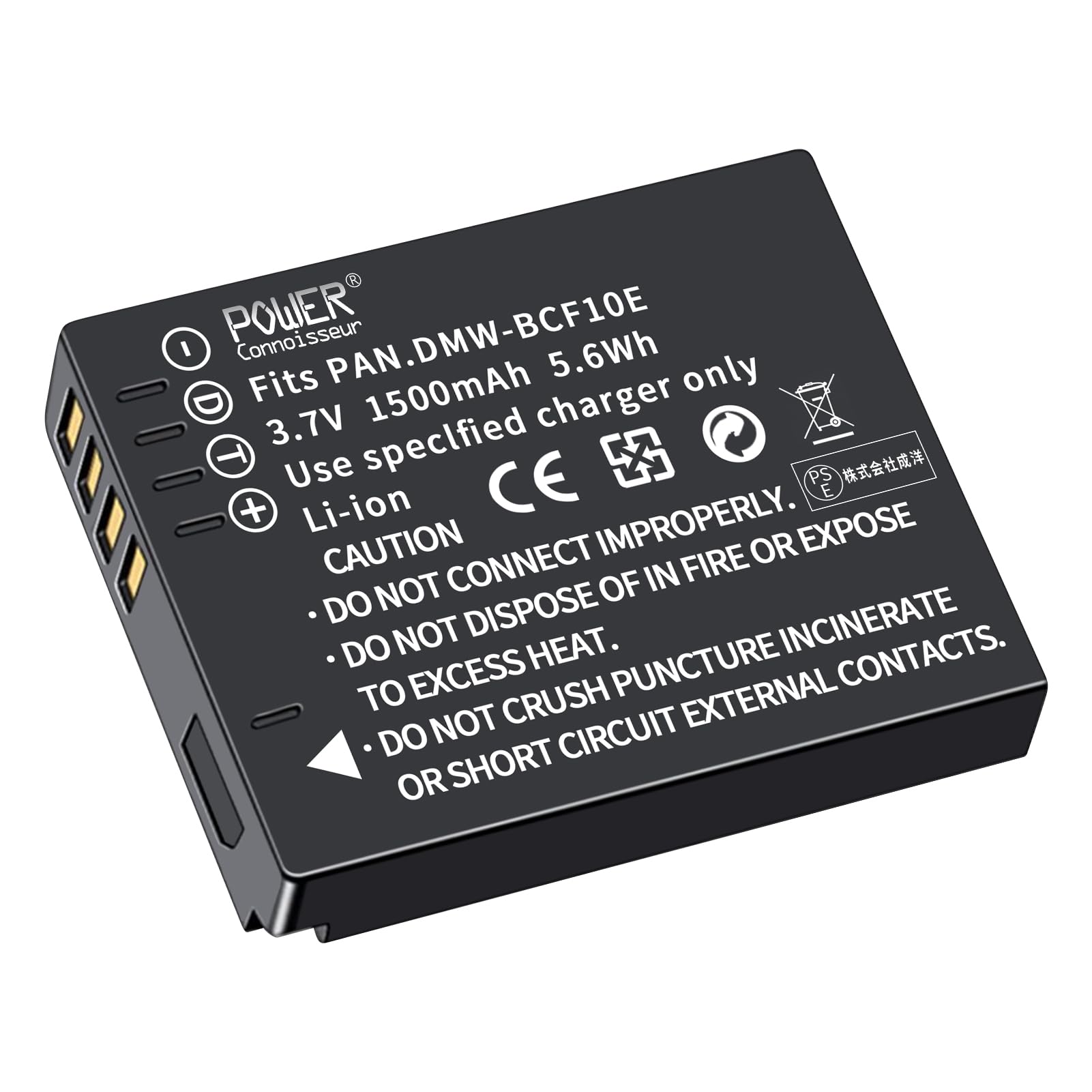 Amazon | 「Power-connoisseur」 Panasonic対応 リチウムイオン充電池