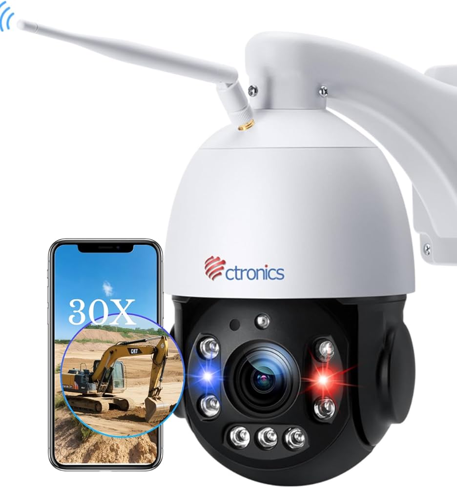 Amazon.co.jp: 【30倍光学ズーム × 150m超長距離暗視】Ctronics 3K 5MP