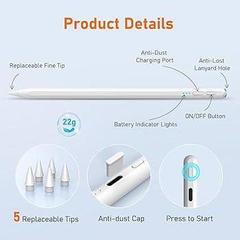 Amazon.in: Buy Pencil for Apple iPad 9th 10th Generation, 10mins