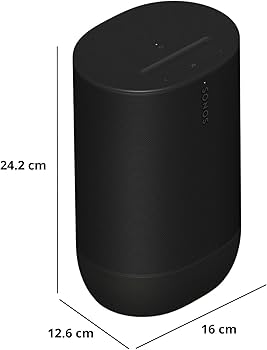 Amazon.com: Sonos Move 2 - 黑色- 無線便攜式藍牙喇叭: 電子