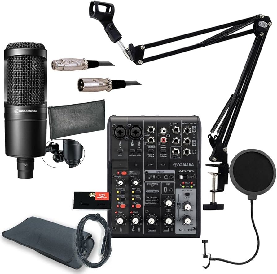 Amazon.co.jp: YAMAHA / AG06MK2 BLACK AT2020 PCユーザー向け 配信