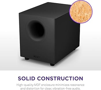 Amazon.com: NZXT Relay PC Gaming Subwoofer - AP-SUB80-US - Deep