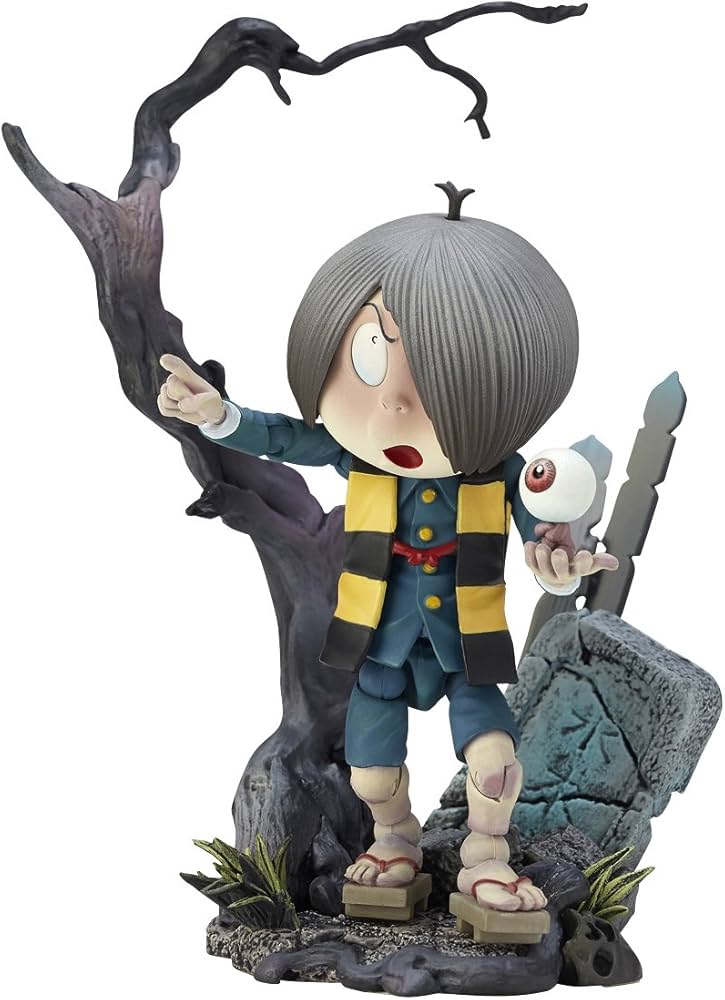 Amazon.co.jp: タケヤ式自在置物 ゲゲゲの鬼太郎立体絵巻 鬼太郎 全高