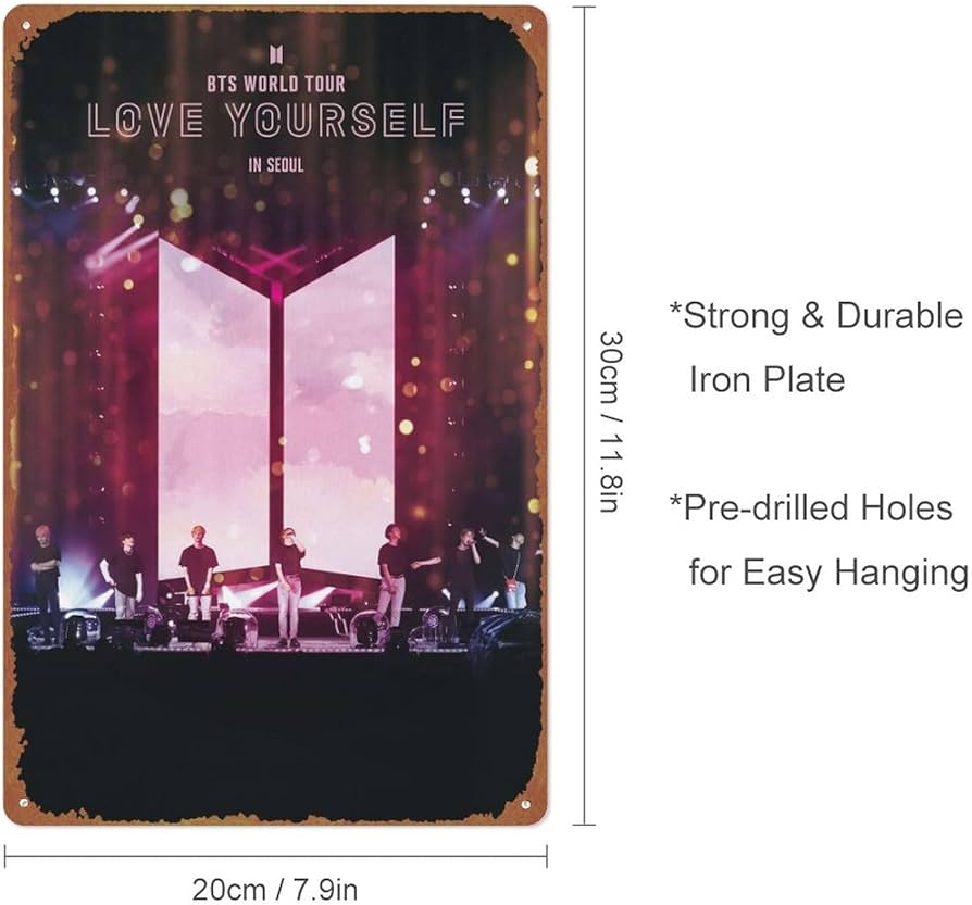 Amazon.com: BTS World Tour: Love Yourself in Seoul Movie Poster