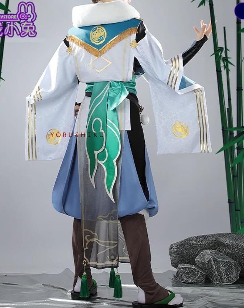 Amazon.co.jp: [CAIQISS] 叢雲カゲツ コスプレ衣装+耳飾り+靴下+