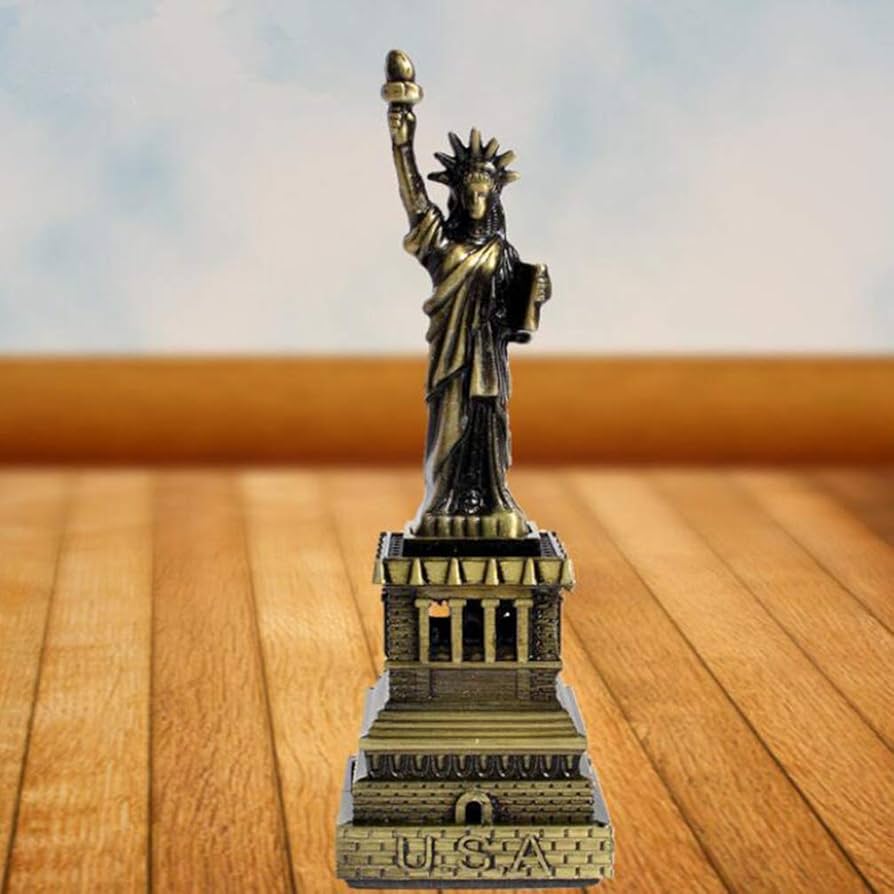 Amazon.co.jp: ヴィンテージ ブロンズ 自由の女神像 建築 3D 像 モデル