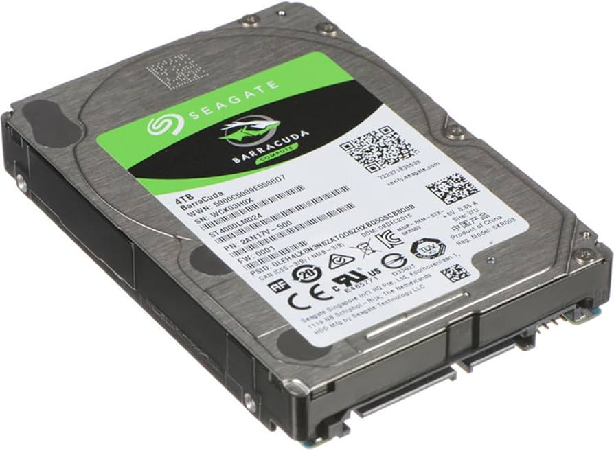 Amazon.com: Seagate BarraCuda Mobile Hard Drive 4TB SATA 6Gb/s