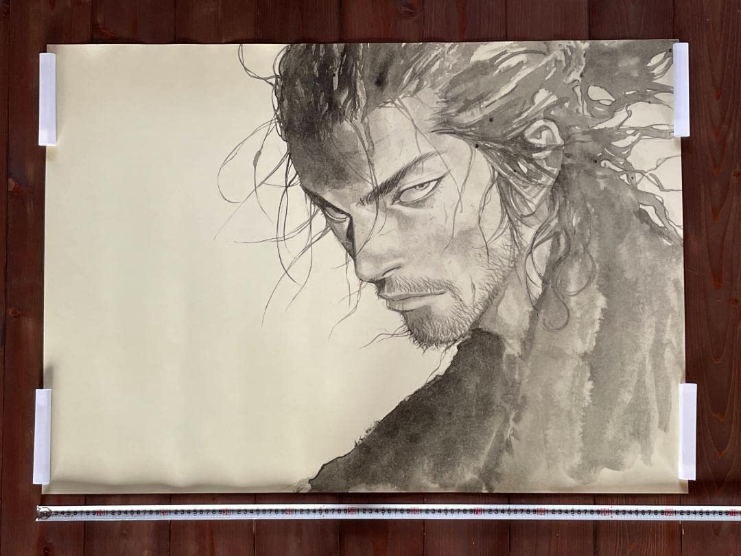 蔵出し井上雄彦 バガボンド 武蔵 ポスター 最後のマンガ展⁄2009 熊本