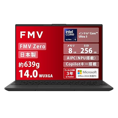 FMV 富士通【折扣】 筆記本電腦WA1/J2 (MS Office 2024/Win 11/15.6