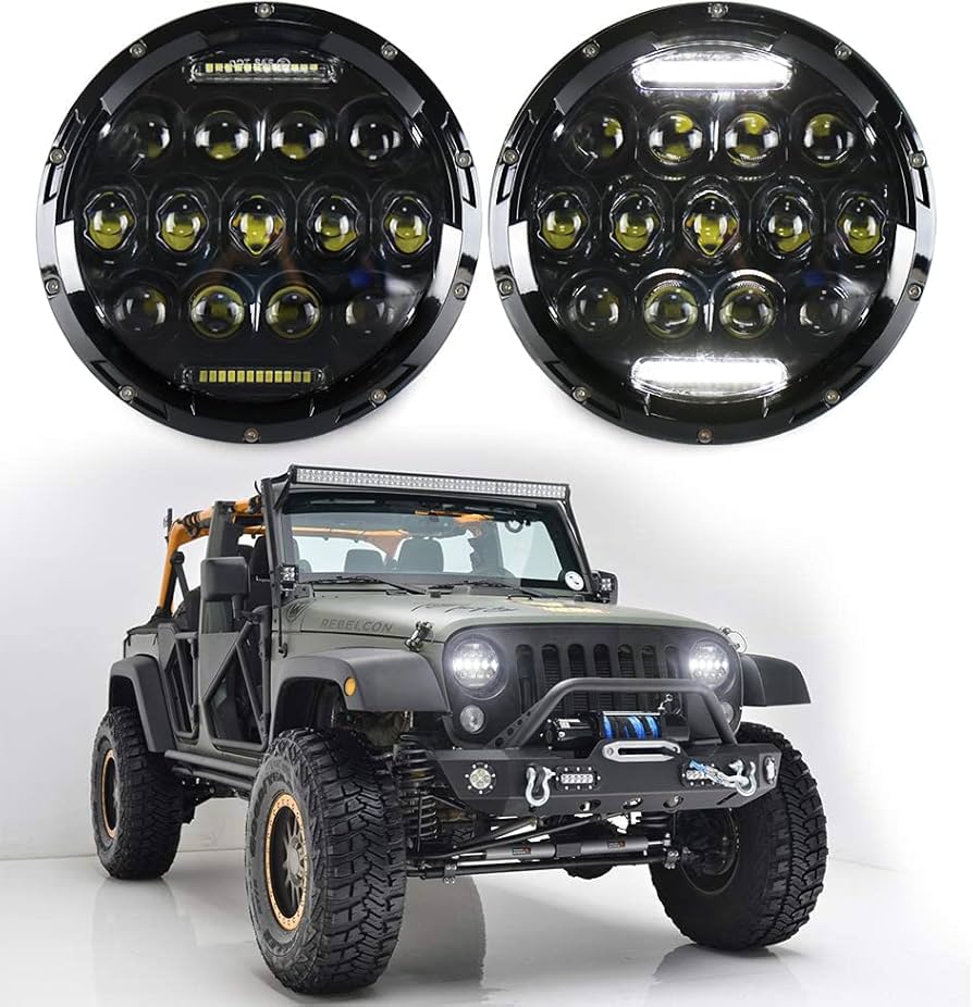 Amazon | XINYOU LED 7インチ ヘッドライト LED ジープラングラー
