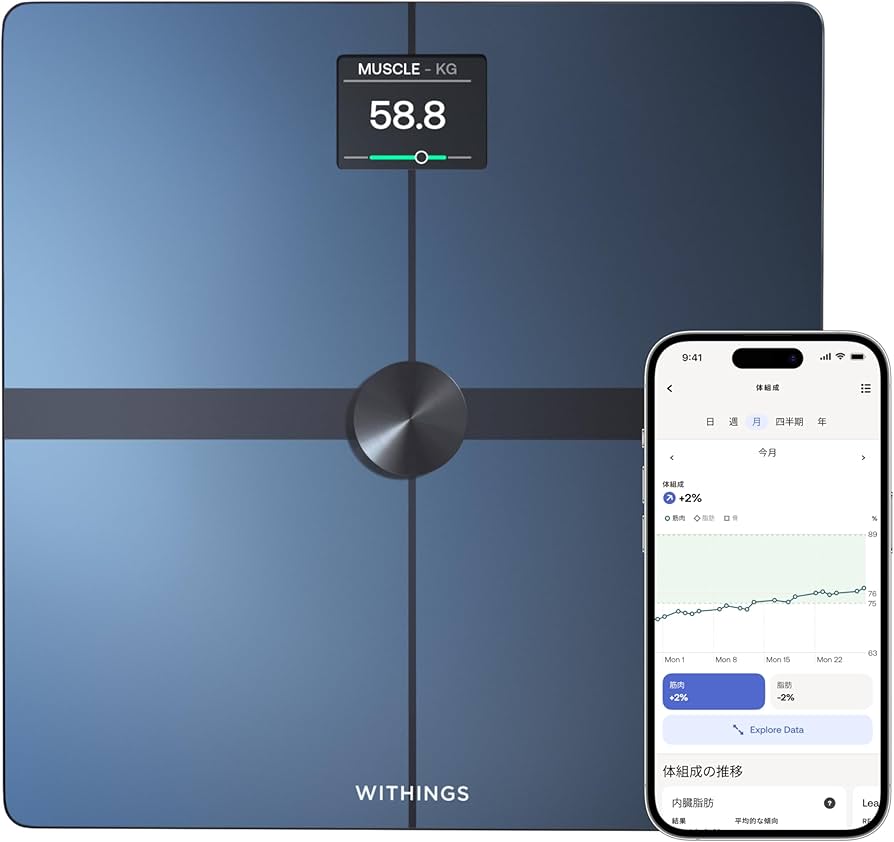 Amazon.co.jp: Withings Body Smart フランス生まれのスマート体重計
