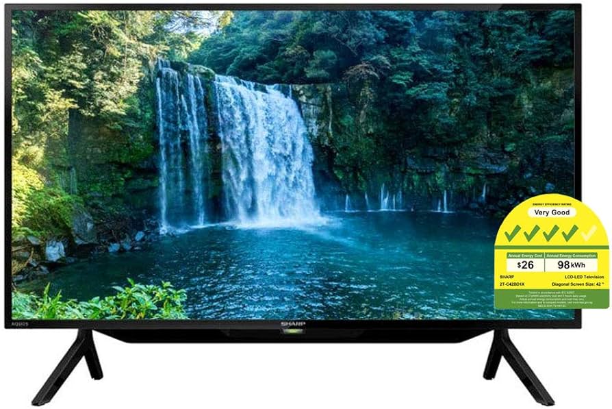 Sharp 2T-C42BD1X 42-Inch 1080 HD Ready LED TV, Black : Amazon.sg