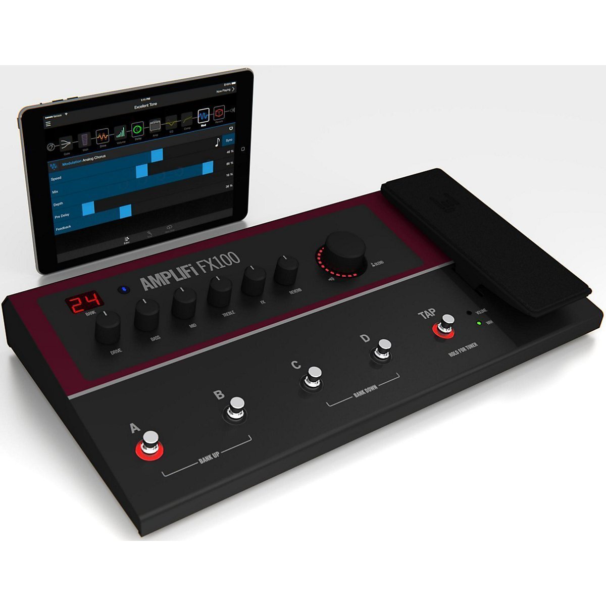 Amazon.com: Line 6 99-060-1905 AMPLIFi FX100 Multi Effects Pedal