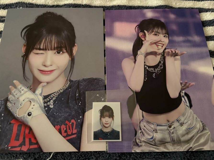 Amazon.co.jp: ME:I 石井蘭 KCONグッズ POST BOOK 2枚 PHOTO CARD 1枚