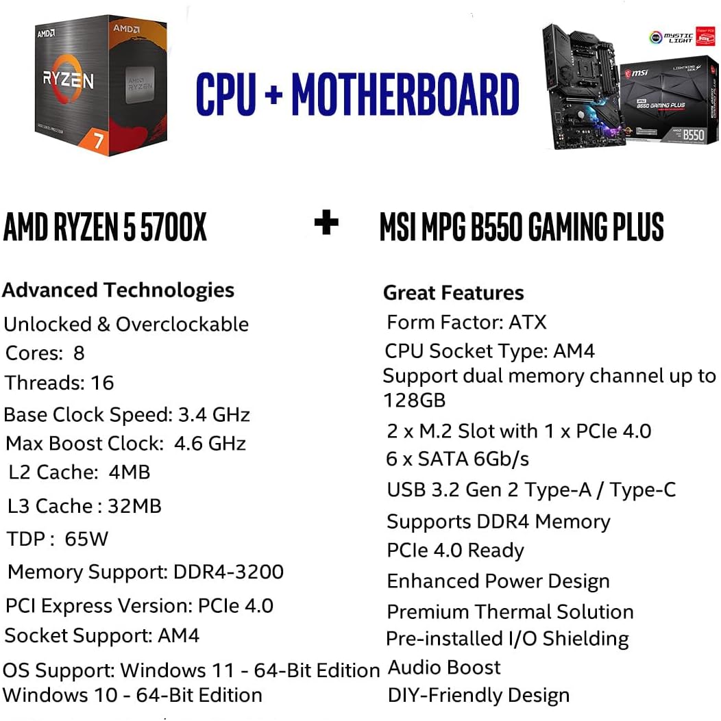 Inland - Brandclub - INLAND Micro Center AMD Ryzen 7 5700X 8-Core