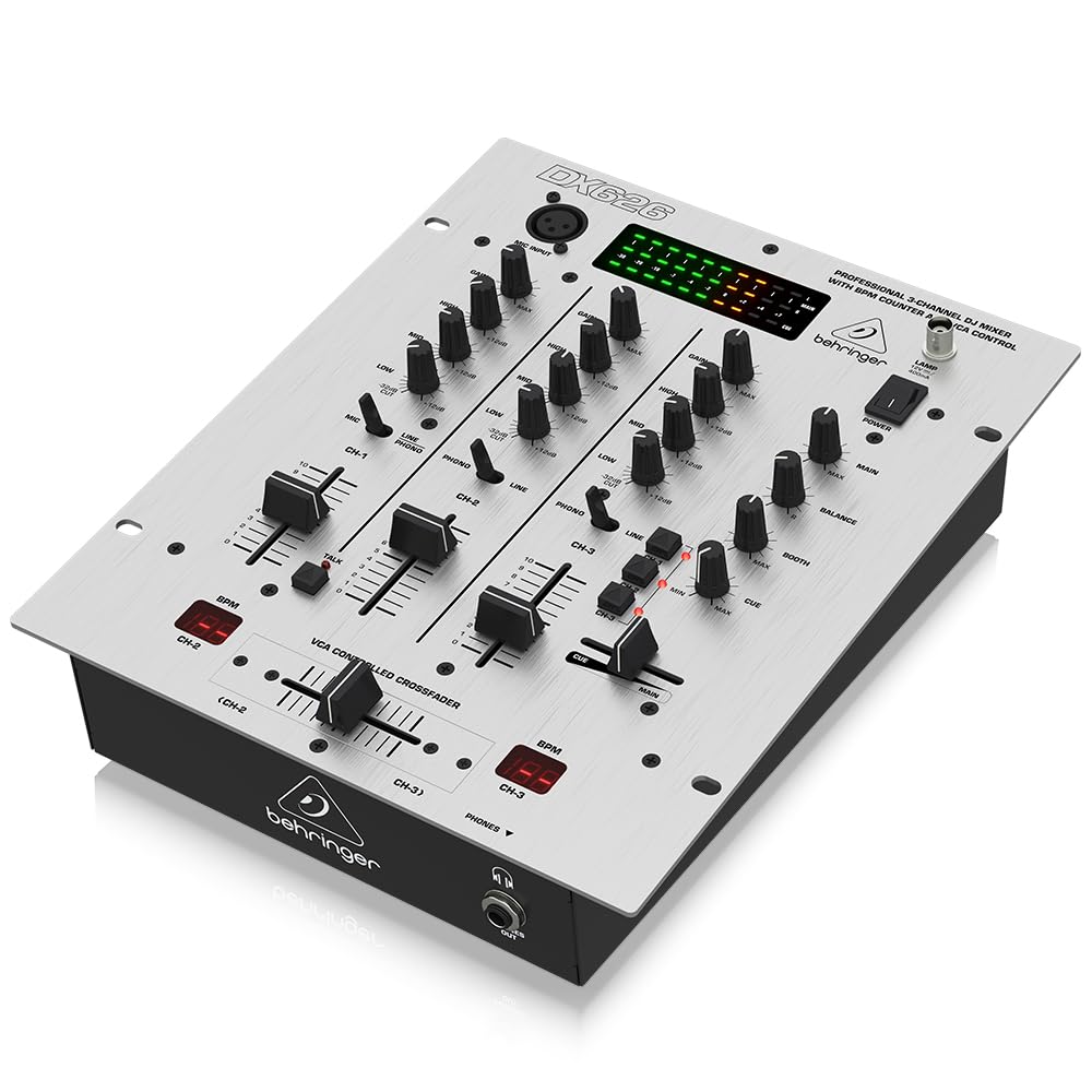 Amazon.com: Behringer Pro Mixer Dx626 Professional 3-Channel Dj