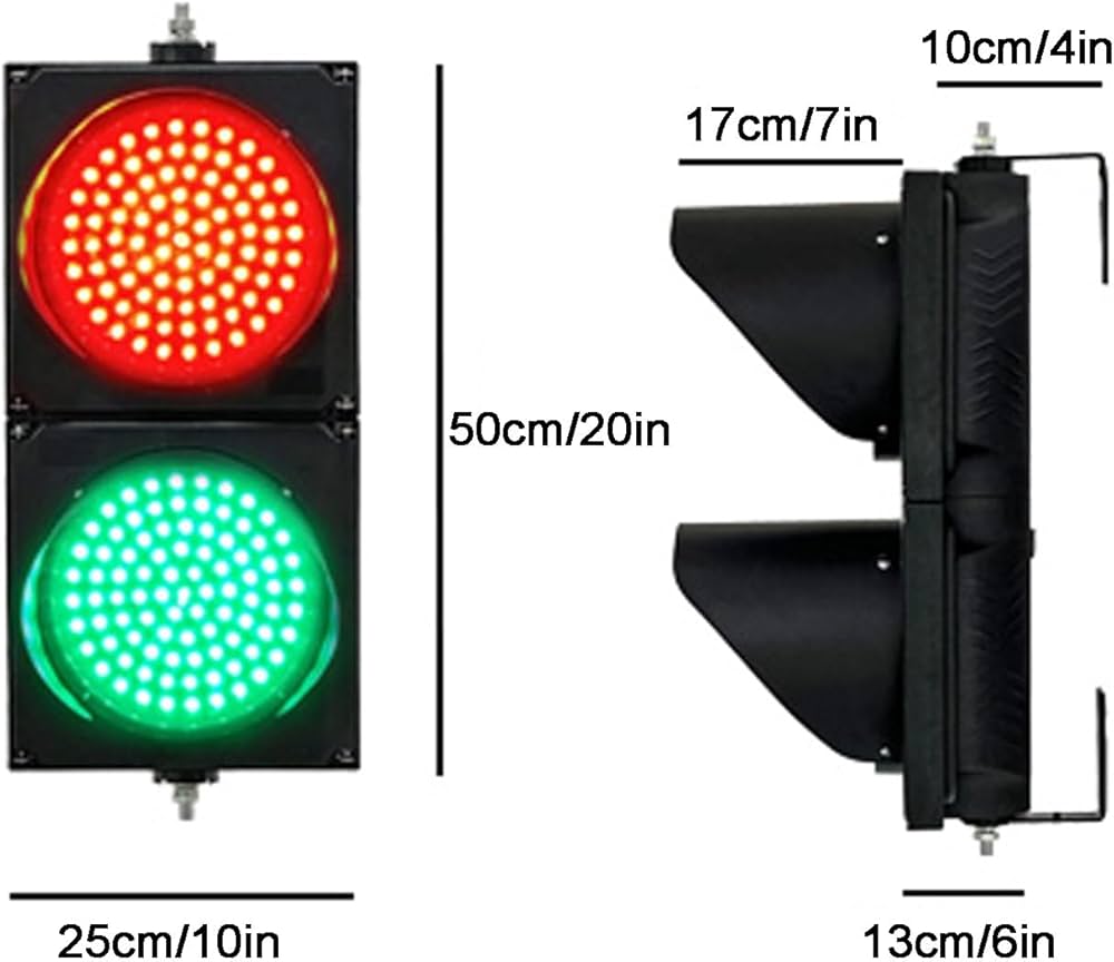 Amazon.co.jp: 200mm/300mm 信号機 本物、12V/24V/110V/220V、産業用