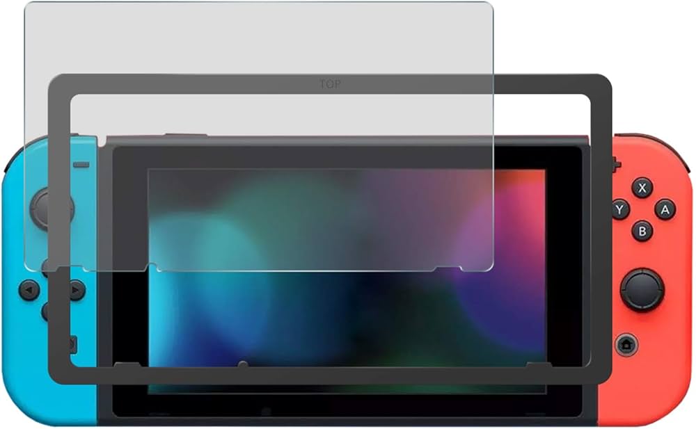 Amazon.co.jp: 【Amazon限定ブランド】ガイド枠付 switch ガラス