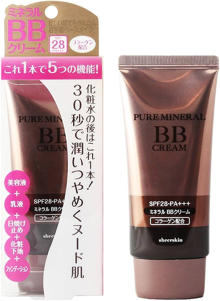 Amazon.co.jp: 【スキンケア・基礎化粧品】ピュアミネラルBBクリーム