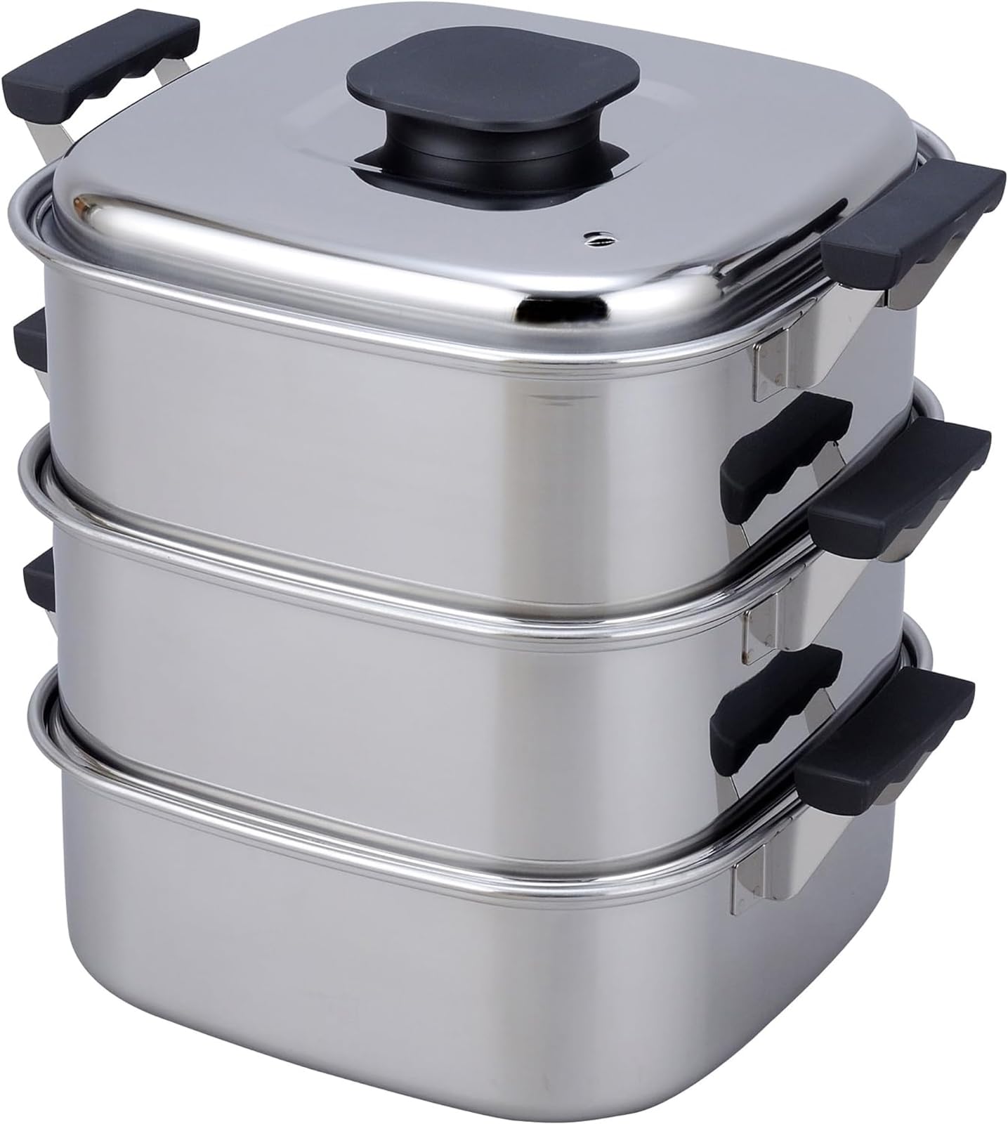 Amazon｜神子島製作所 玉子豆腐器 ステンレス製 3段29cm 日本製 燕三条