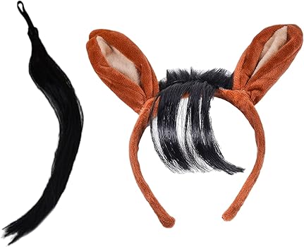 Amazon.co.jp: [Worpo] ハロウィン馬コスチュームセット耳カチューシャ