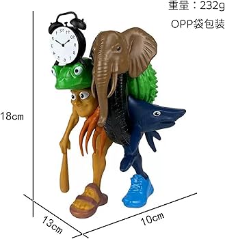 Amazon.co.jp: [1個]イタリアン ブレインロット フィギュア 高さ18cm