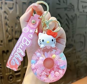 椰子】ハローキティ チャーム付きストラップ 3個セット 椰子】ハロー