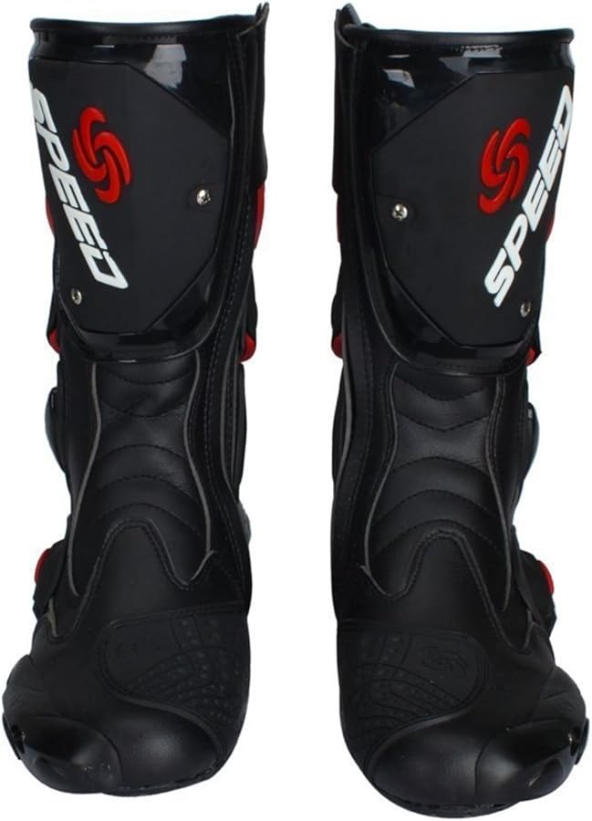 Amazon.co.jp: バイク靴 レーシングブーツ プロテクトスポーツブーツ