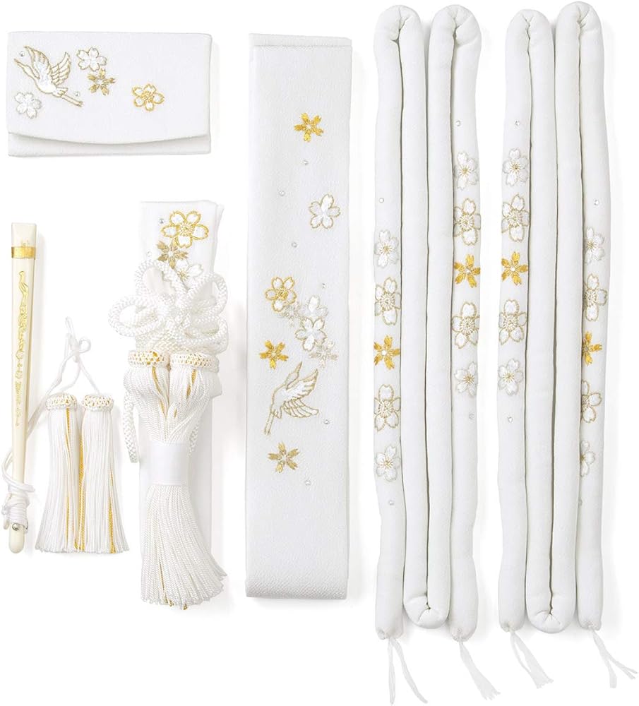 Amazon | [京のみやび] 花嫁 和装 小物 5点セット 箱迫 懐剣 末広 抱え