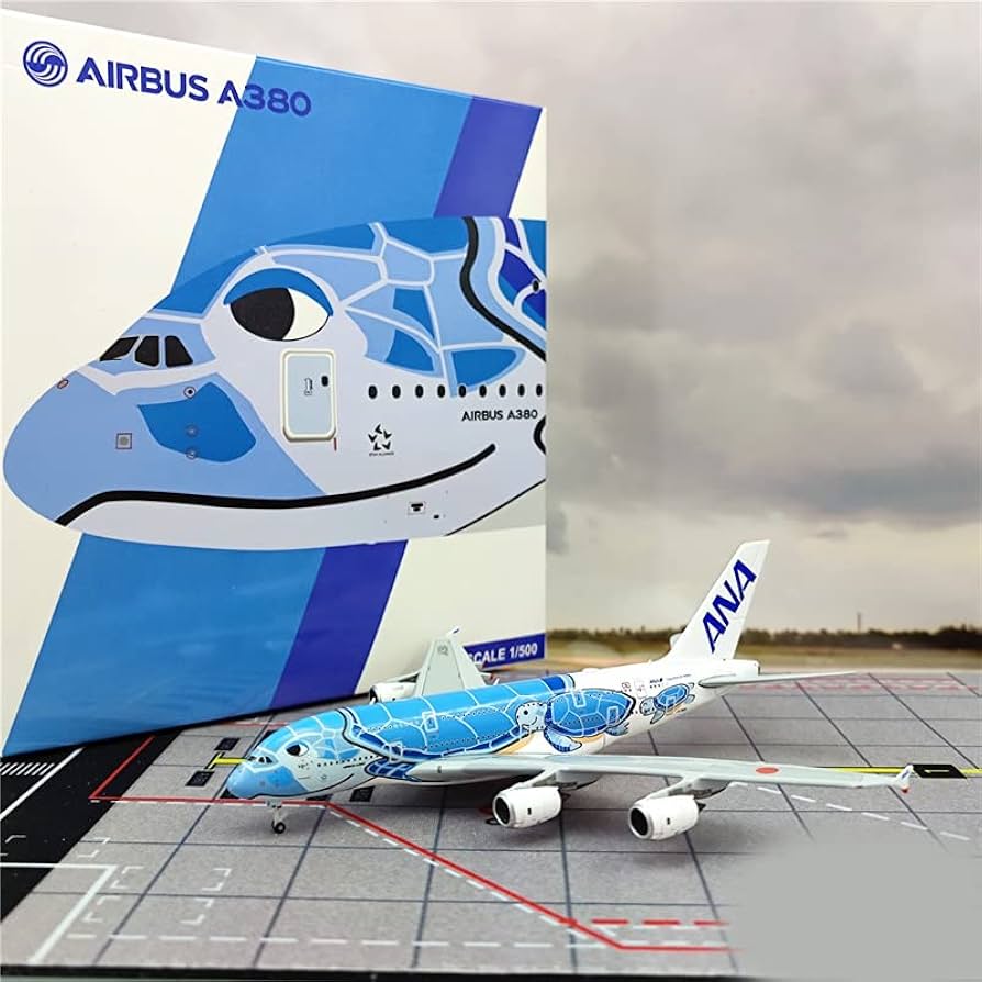Amazon.com: JC Wings ANA Airlines for Airbus A380 JA381A Blue Sea