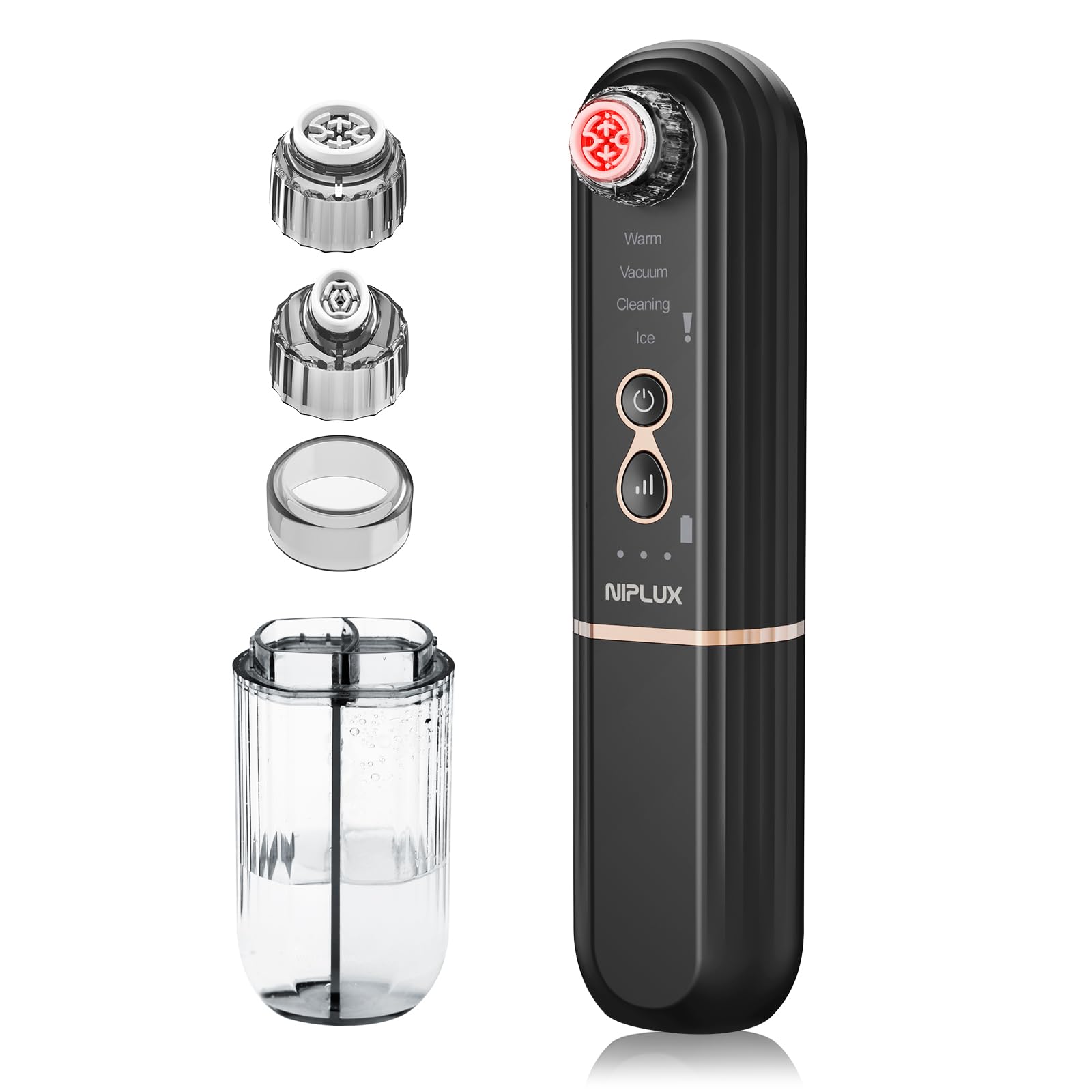 Amazon.co.jp: NIPLUX 毛穴吸引器 1台4役毛穴洗浄 美顔器 水流式 真空