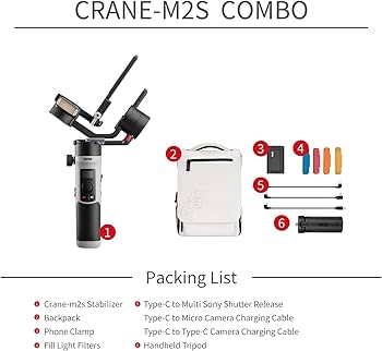 Amazon.co.jp: 【ZHIYUN正規代理】Zhiyun Crane M2S Combo 手持ち 3-軸
