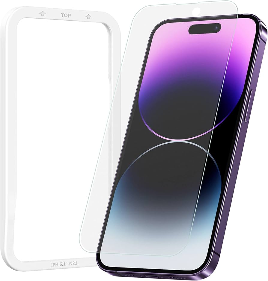 Amazon | NIMASO アンチグレア iPhone 14 Pro 用 ガラスフィルム 液晶