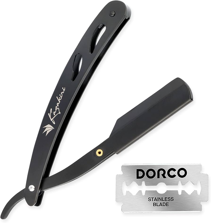 Amazon.co.jp: Kazakiri カミソリ 【プロ理容師監修x感動深剃り】 髭