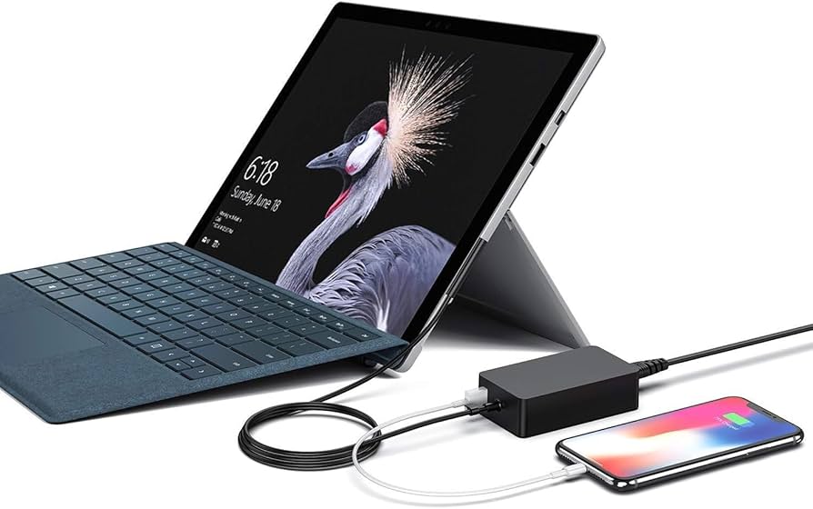 Amazon.co.jp: Surface Pro Charger Surface Laptop Charger 65W 15V