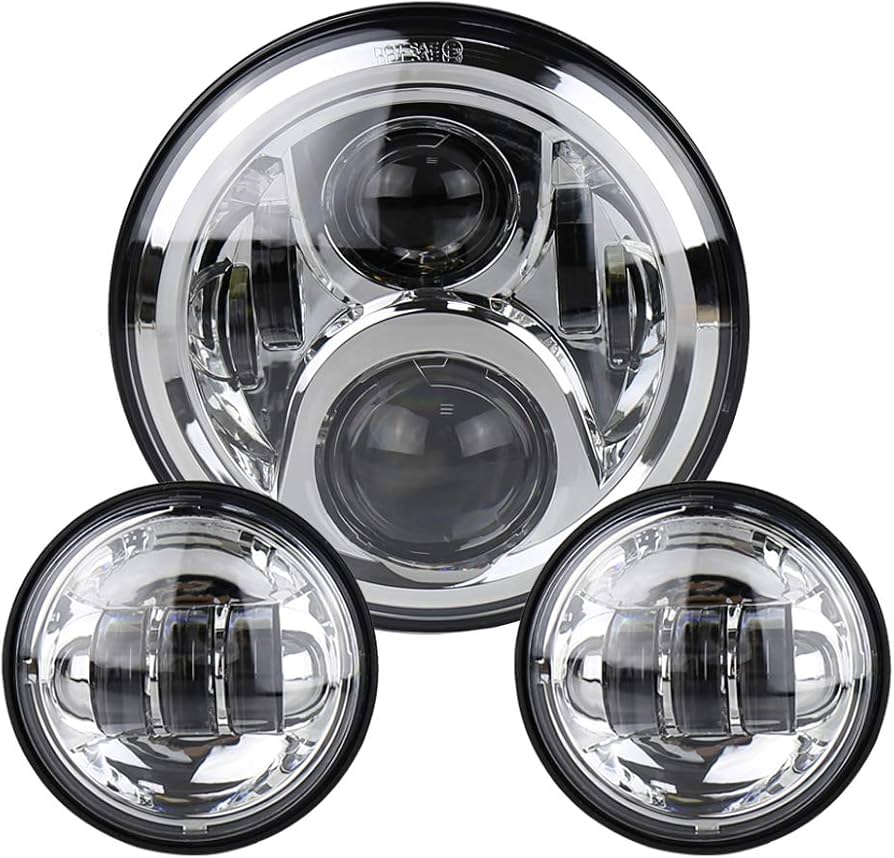 Amazon | MOVOTOR7インチ ヘッドライトと4.5インチ フォグランプ LED