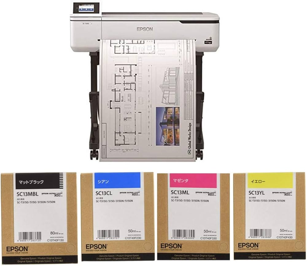 Amazon.co.jp: 【インク Lサイズ 4色セット】エプソン プリンター A1