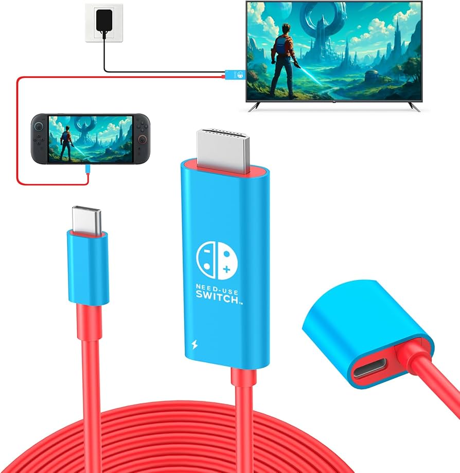 Amazon | Switch 2 Dock Station HDMI Cable Adapter 4K@60Hz 18Gbps